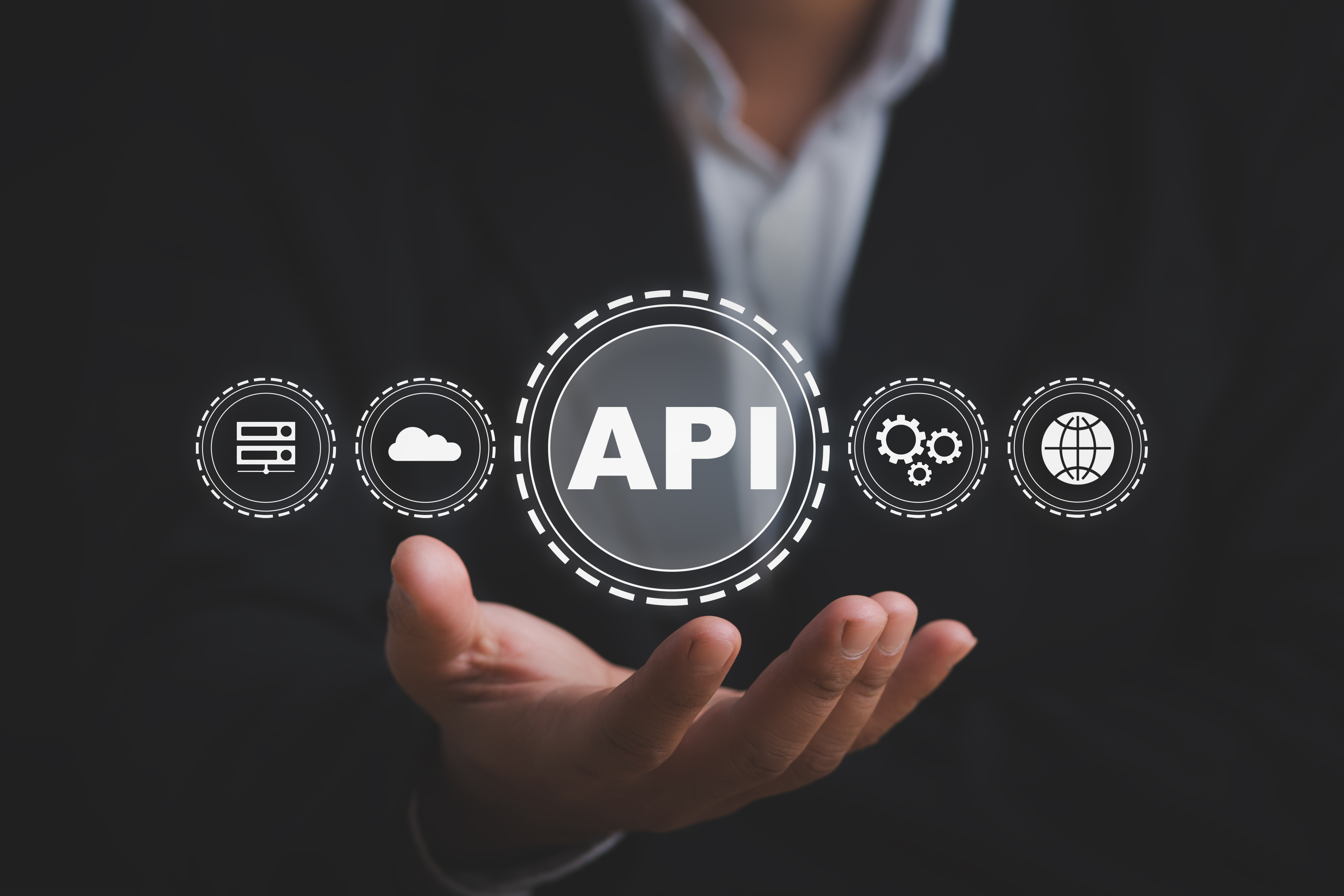 API application programming interface development technology concept