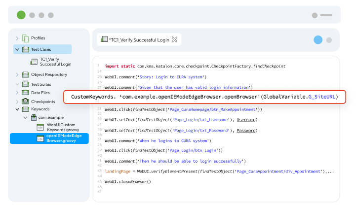 Katalon support for Internet Explorer EOL with testing on IE Mode